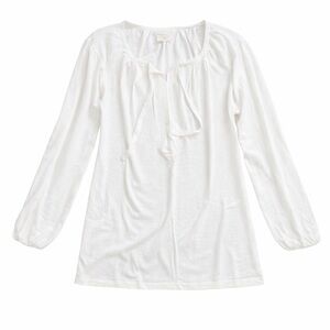 Minnie Rose Fine Knit Long Sleeve Top